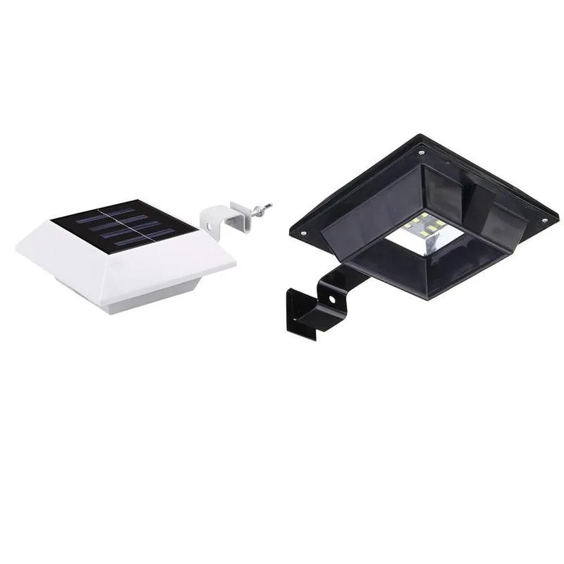 

1pcs Solar Light Solar 6le Fence Light Pathway Fence Home Garden Light Sink Outdoor Gutter Grille Wall Night Mount Waterpro J8U6