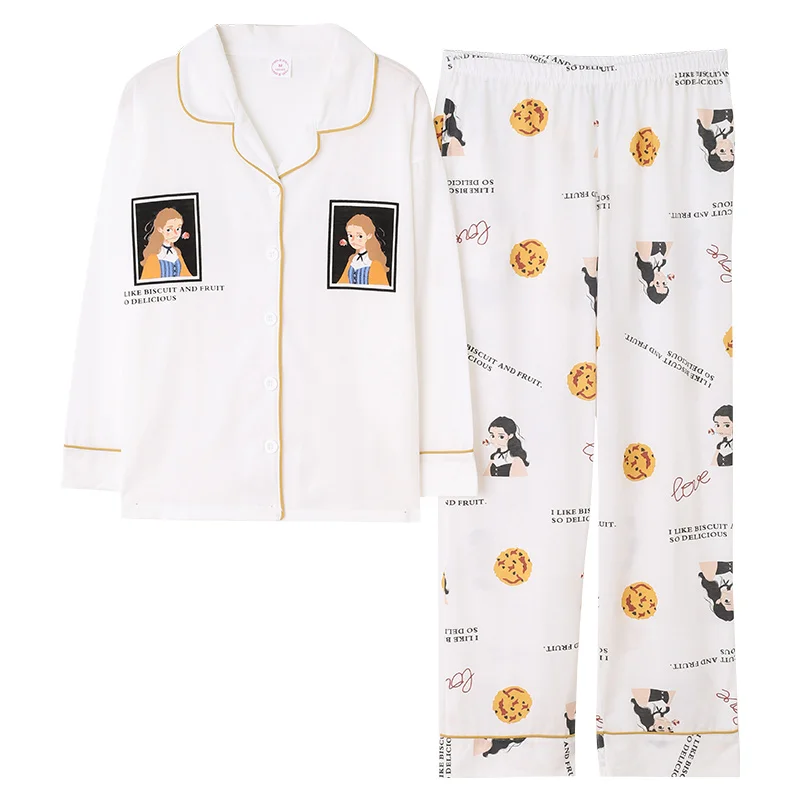 

CX Pajamas Women's Cotton Long Sleeve Cute Comfortable Homewear Free Shipping
