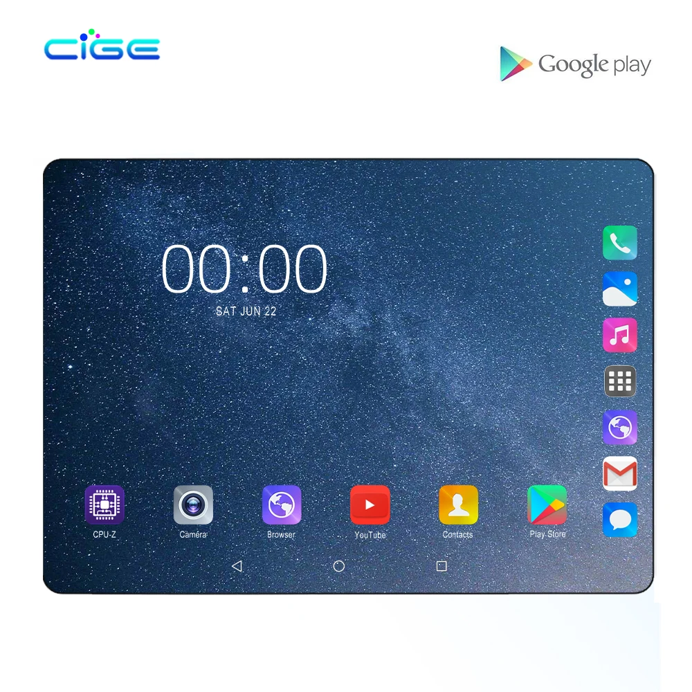 4G LTE планшетный ПК 10 дюймов Android 9,0 планшеты с телефонными звонками десять ядер 6 ГБ ОЗУ 128 Гб ПЗУ wifi gps игровой планшет FHD экран 1920X1200