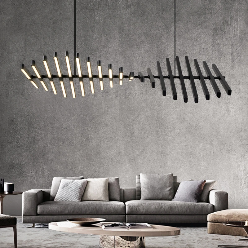 

Modern LED Chandelier Living room Novelty Pendant Lamps Office/Bar lighting Can Rotate Nordic Dining room Island Hanging Lights