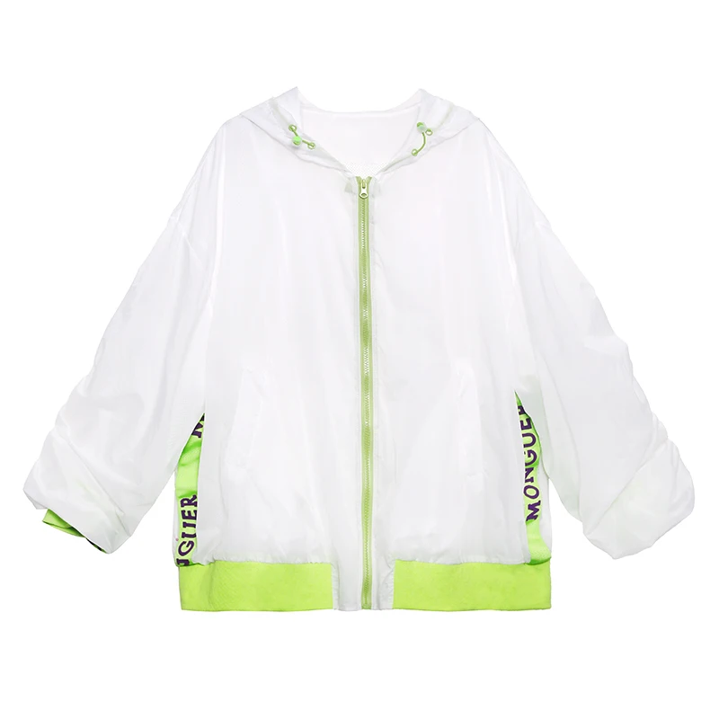 

XUXI Women Summer 2021 Sun Protection Coat Thin Breathable Casual Loose Fashion Sun Protection Clothing E1382