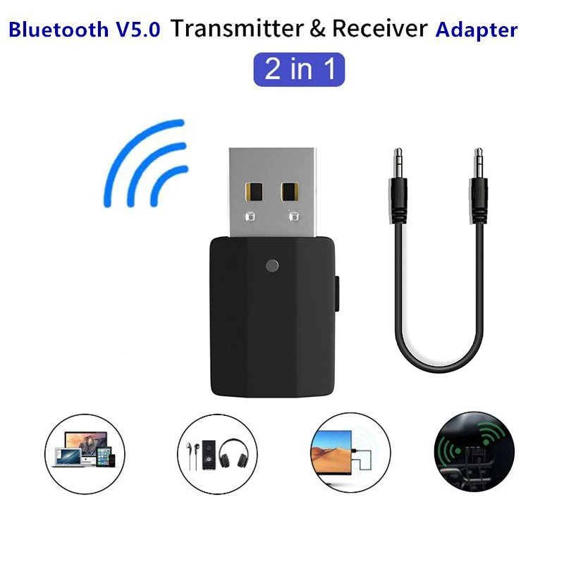 Беспроводной usb-адаптер Larryjoe для ПК ноутбука компьютера Bluetooth USB 5 0 адаптер