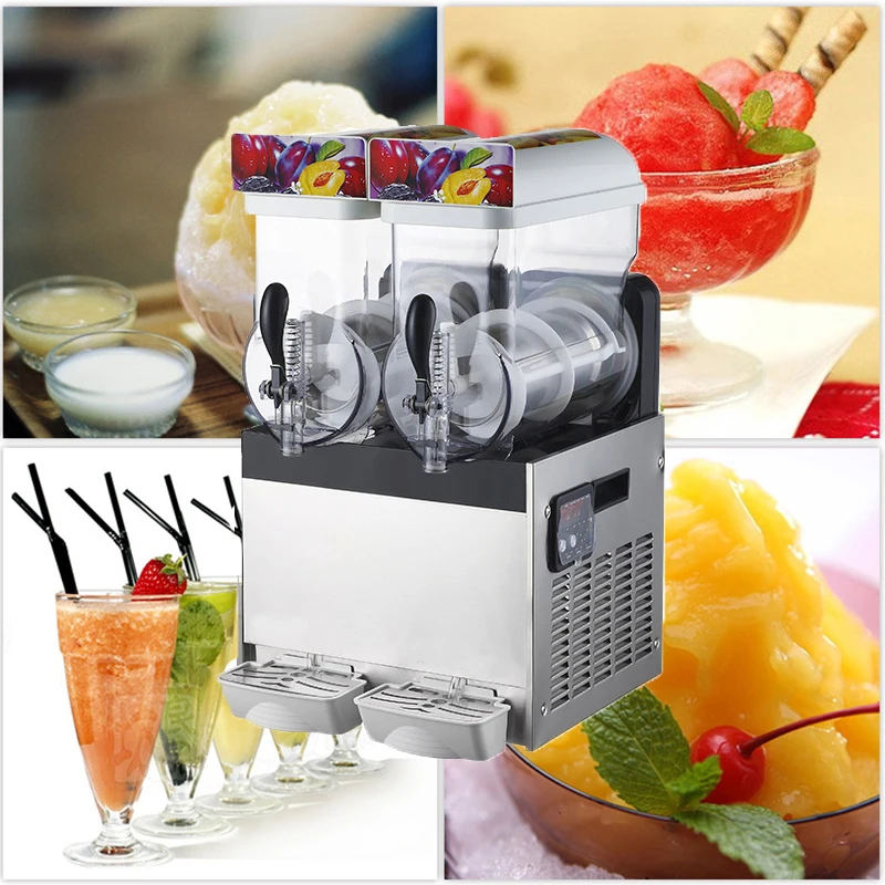 220V/110V Commercial Slush Machine Ice Drink Blender Large C