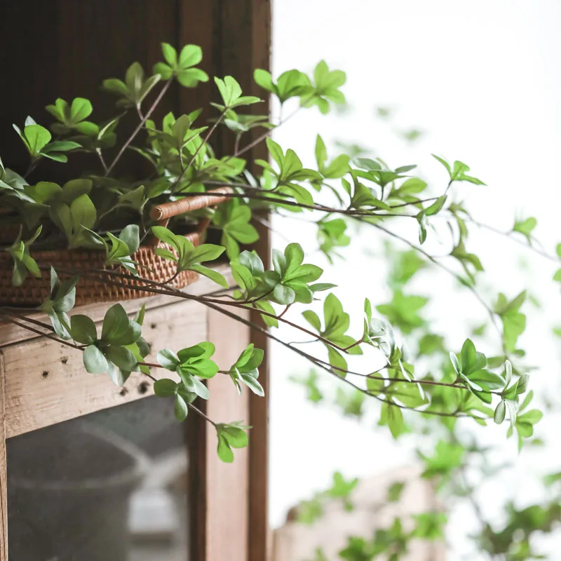 

Подвесной колокольчик, лист из искусственного цветка, листья, искусство, Ретро стиль, Цветочная композиция для гостиной, декоративный цвето...