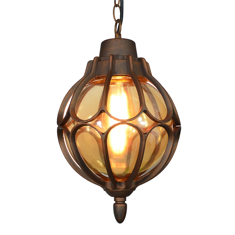 

LED Waterproof Outdoor and indoor Luxury Decorate Courtyard Garden Balcony Europe Pendant Light Droplight Hall Store Balcony