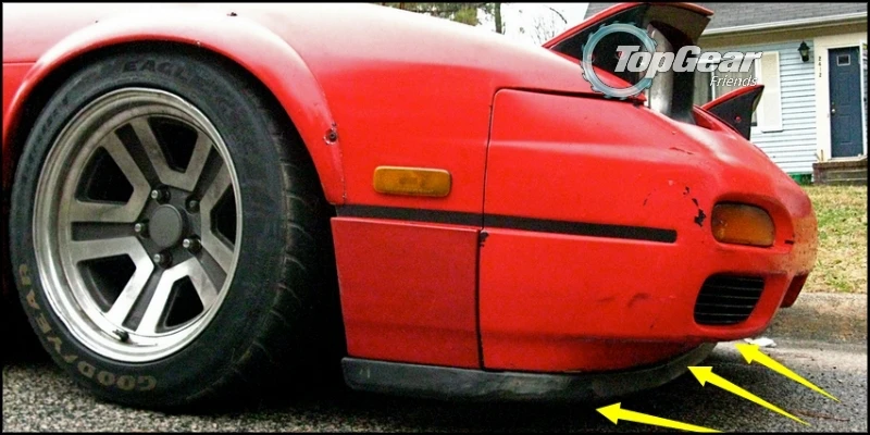 Дефлектор губ на бампер для Lamborghini все модели передняя юбка спойлера ДЛЯ TopGear