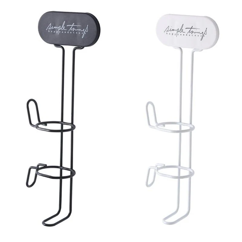 

Curling Rod Hanger Bathroom Wall Hanging Hair Curling Rod Storage Rack Perforated Iron Curling Iron Storage Rack