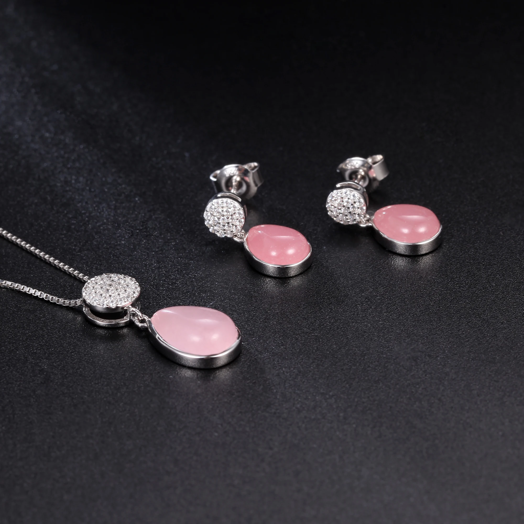 Женское ювелирное изделие GEM'S BALLET Стерлинговое Серебро 925 пробы 8x12 мм