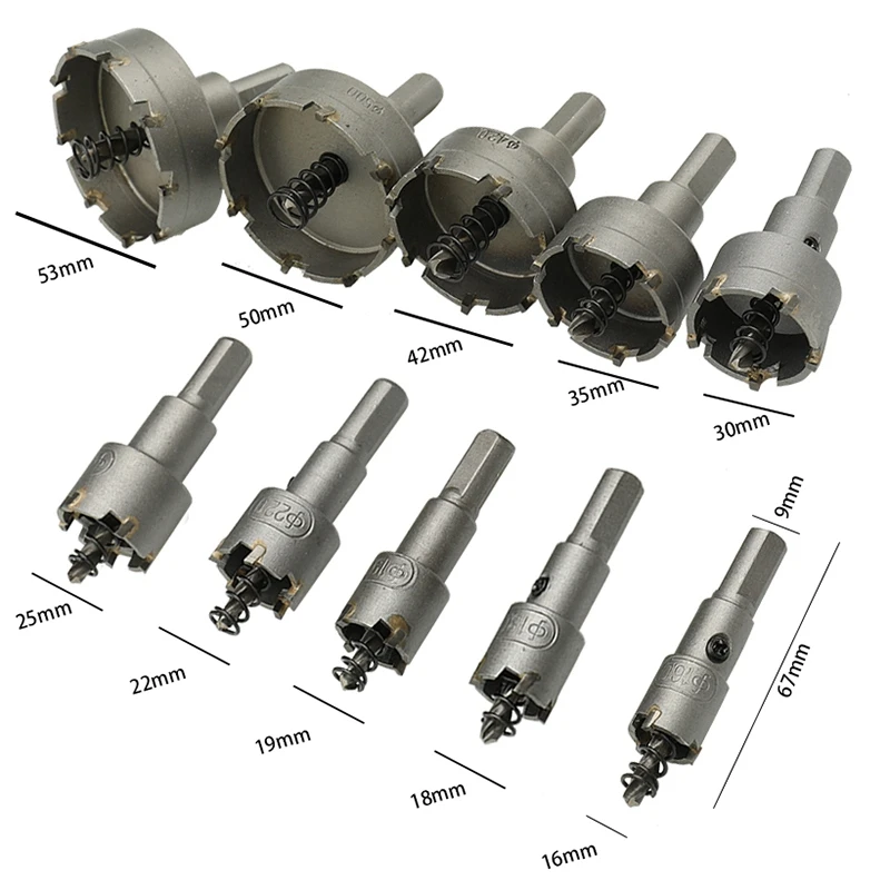 10 шт. на коронку установлен Твердосплавный Наконечник деревянных поверхностях