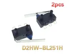 2 шт., оригинальный микропереключатель OMRON touch D2HW-BL251H для автомобиля chevrolet malibu micro-motion park P gear repair для CHEVY