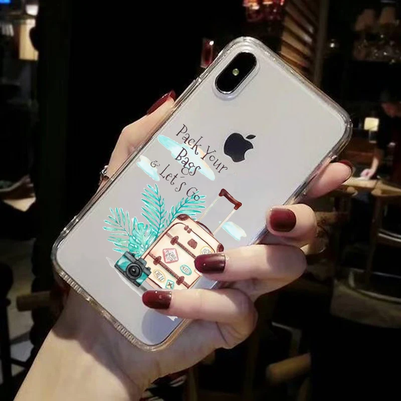 Чехол для телефона с картой мира мягкий силиконовый чехол из ТПУ iphone Xs MAX XR X 5 6 6s 7