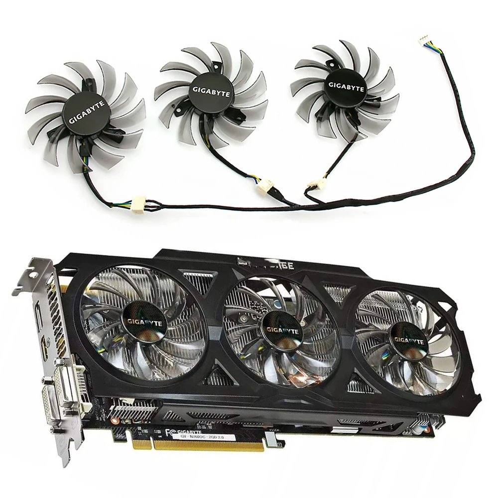 75 мм T128010SU 0.35A вентилятор охлаждения для Gigabyte GTX 670 680 760 Ti G1 770 780Ti вентилятора
