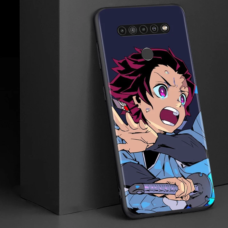 

Demon Slayer Kimetsu for LG G8 G8S G8X V30 V35 V40 V50 V60 ThinQ Q60 K40 K50 K51 K61 K71 K92 K62 Soft Black Phone Case