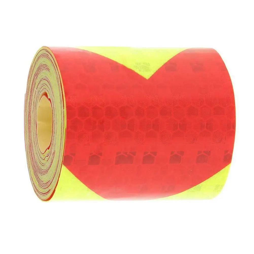 Цветная 3м стрелка маркировки грузового автомобиля отражающая безопасности предупреждающая лента наружных аксессуаров.