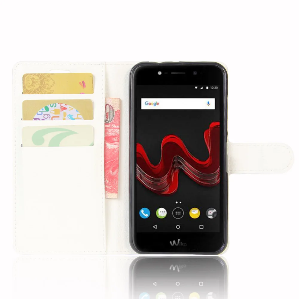 Кожаный чехол wiko view 3 Lite белый розовый коричневый черный зеленый красный