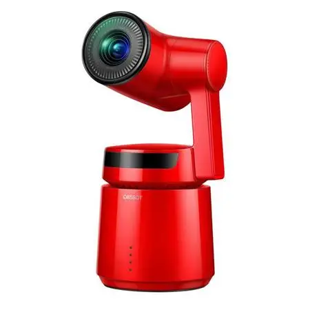OBSBOT хвост AI камера трек авто зум 3 оси карданный 4k 60fps Автоматический зум робот отслеживание селфи видео камера - Цвет: Red