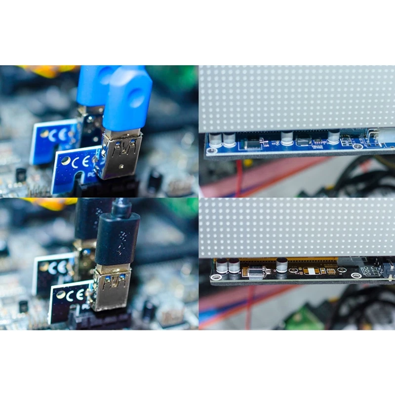 

009SPlus 1X To 16X PCIE Riser PCI-E Riser Extender USB 3.0 Graphics Card Dedicated PCIE Extension Cable For Mining