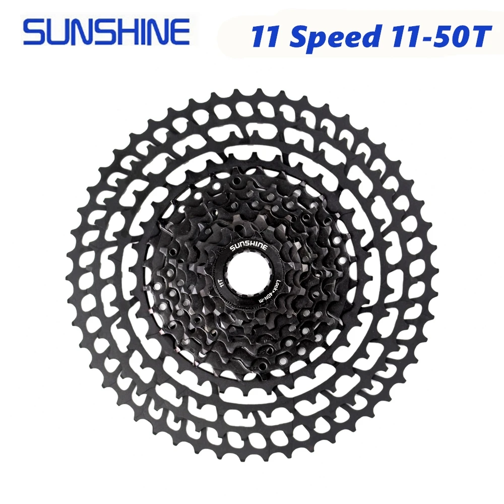 SUNSHNE MTB 11 скорость 50T кассеты 370g Сверхлегкий велосипед Freewheel 11T велосипедная часть