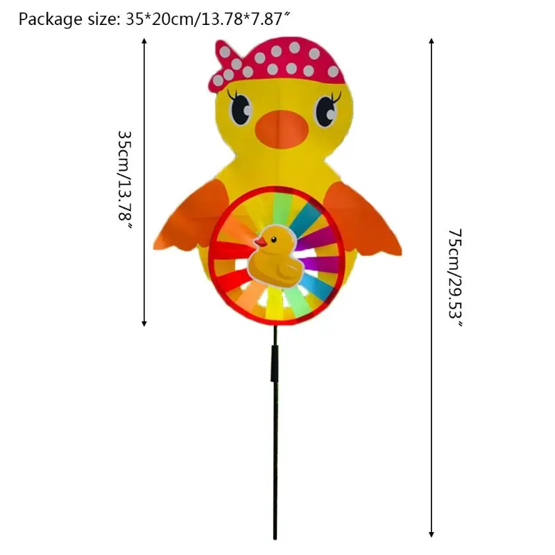

Cartoon Beetle Butterfly Windmill Wind Spinner Pinwheel Home Garden Yard Decor