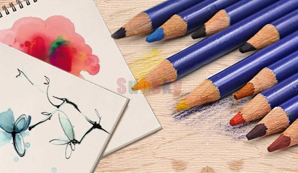 12/24/36/72 не токсична профессиональная inktense Цвет Карандаши цветные карандаши для