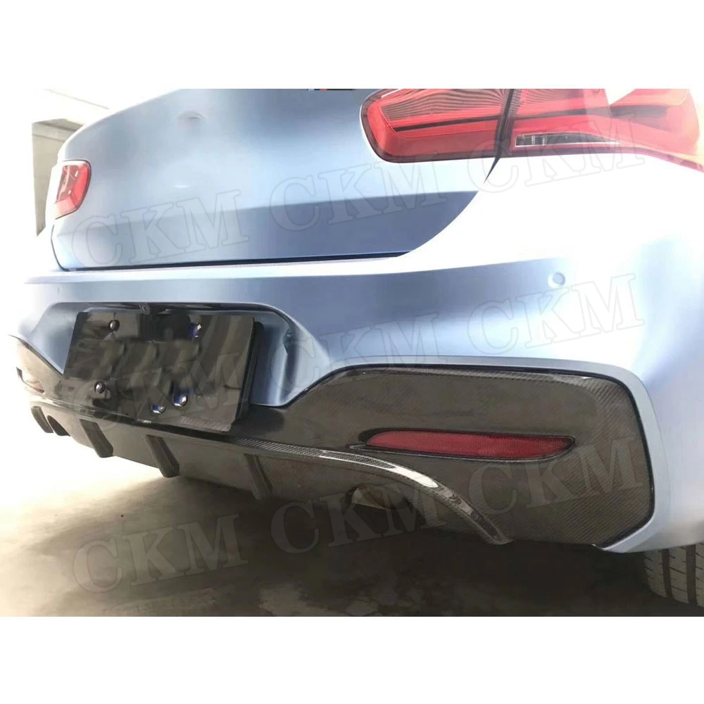 Задний диффузор для губ из углеродного волокна BMW 1 серии F20 M135i M140i M Sport 2016 2018 FRP