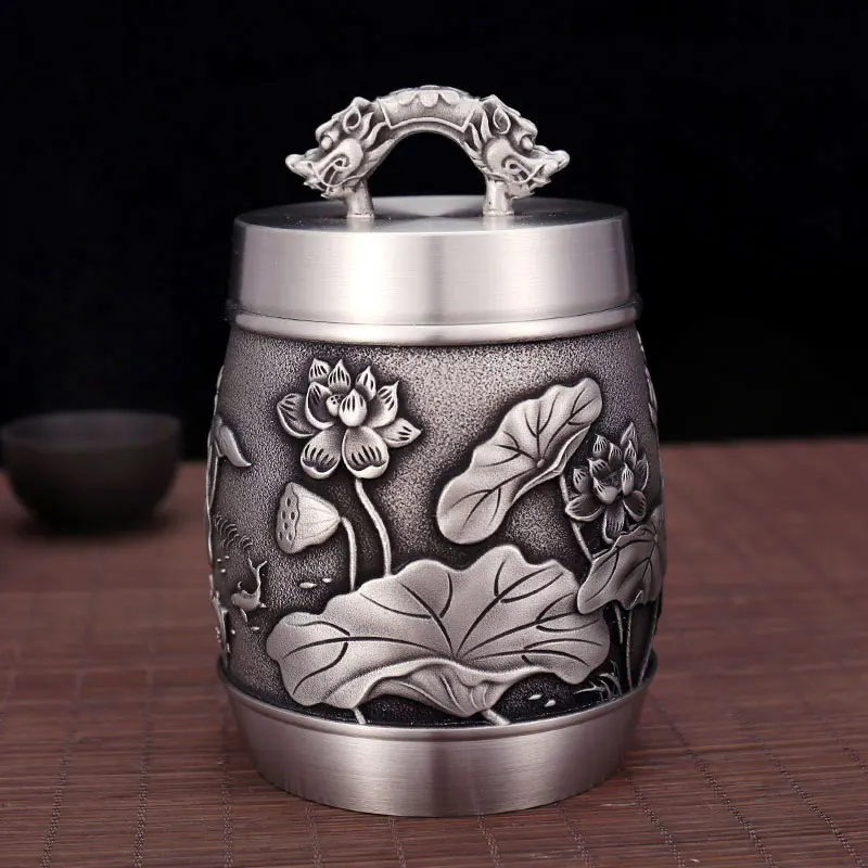 

Жестяная Банка, металлическая коробка, банка для напитков, герметичная винтажная банка для хранения чая, сахара, кофе, банка для чая, китайск...