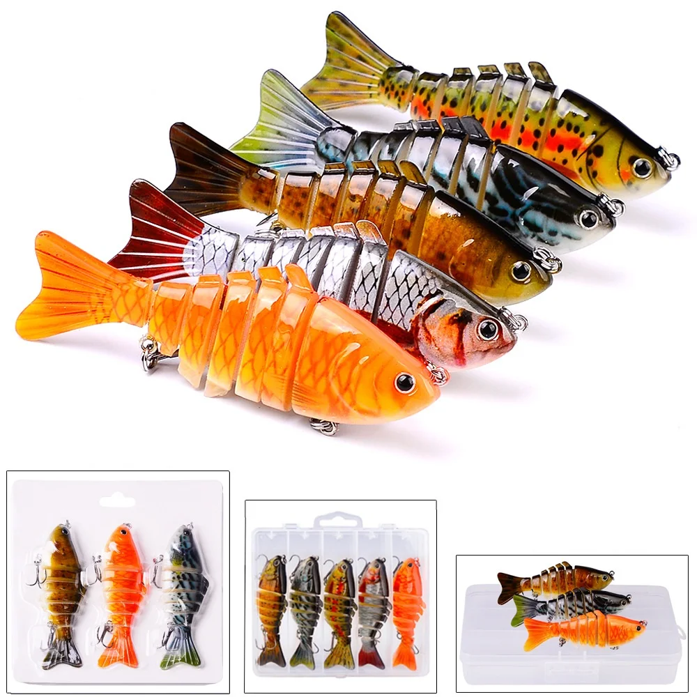 

3/5pcs 10cm 17g Sinking Swimbait Crankbaits Fishing Lure Set of Wobblers for Pike Artificial Baits Kit Fishing Tackle Lures
