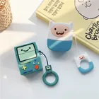 Чехол с игровой машиной приключения времени с Финном и Джейком, Bluetooth-гарнитура, чехол для Airpods Pro, милый мультяшный 3D Мягкий силиконовый чехол для гарнитуры