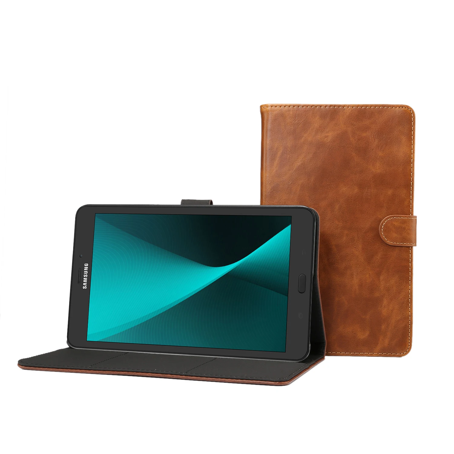 Премиум кожаный чехол для Samsung Galaxy Tab A 8 0 SM T350 T355 Смарт авто спящий режим
