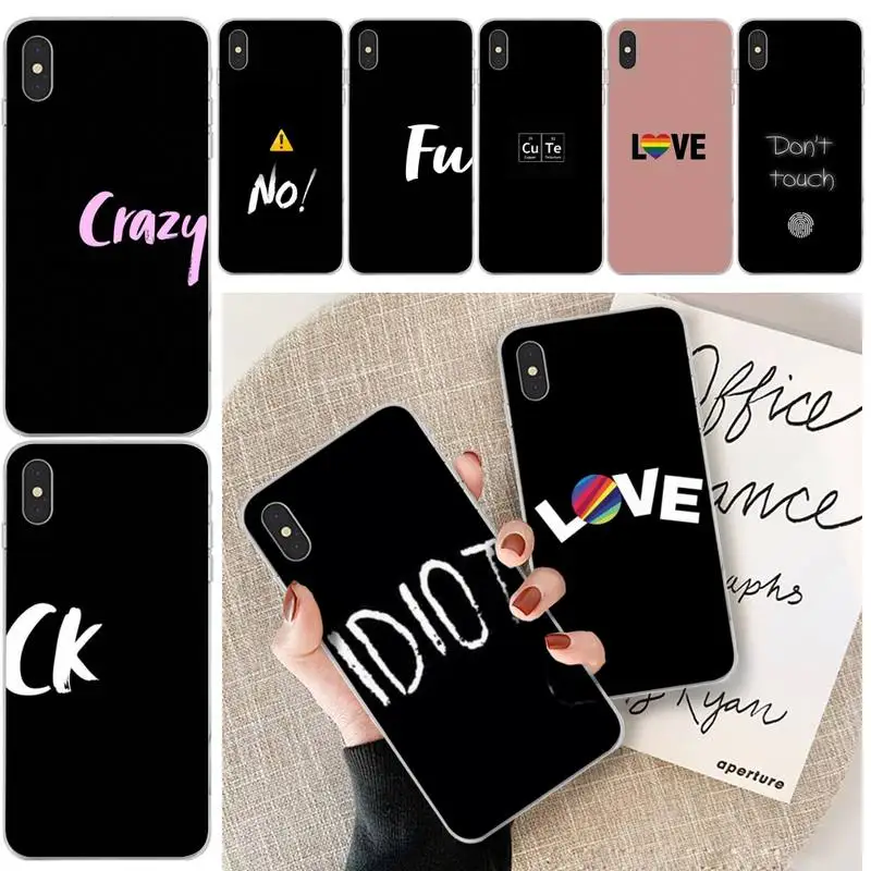Ivits fw ck crazy Luxury Уникальный Дизайн чехол для телефона iphone 6 6s plus 7 8 X XS XR MAX 11 pro Pro
