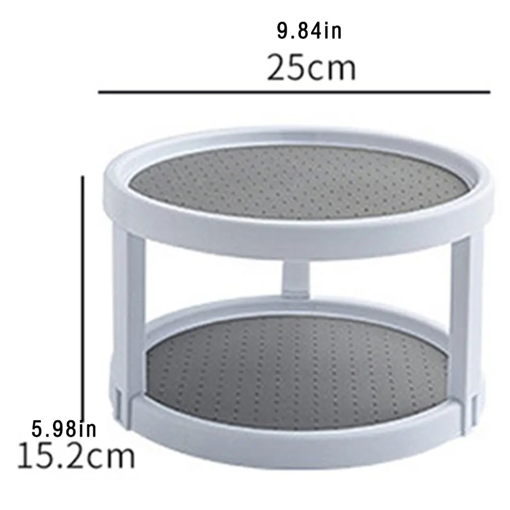 

Rotating Condiment Storage Rack Creative Rotating Kitchen Storage Tray Household Kitchen Rotating Spice Rack