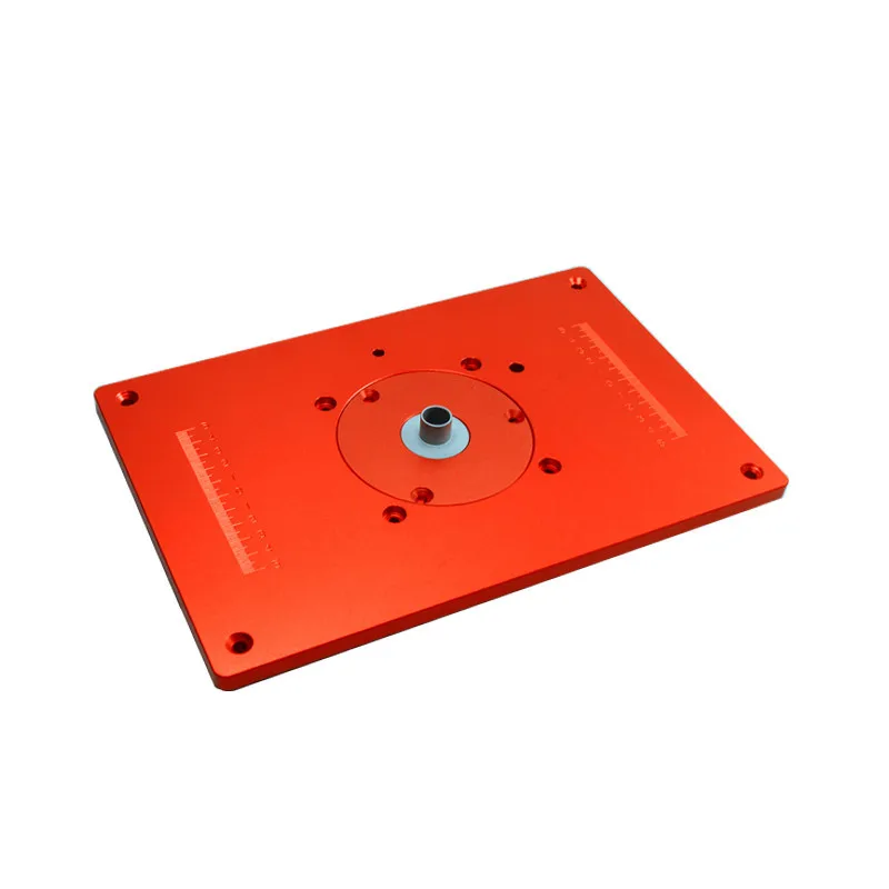 

universal Aluminum Router Table Insert Plate 200x300x8mm With Cover For Woodworking Engraving Machine Woodworking DIY