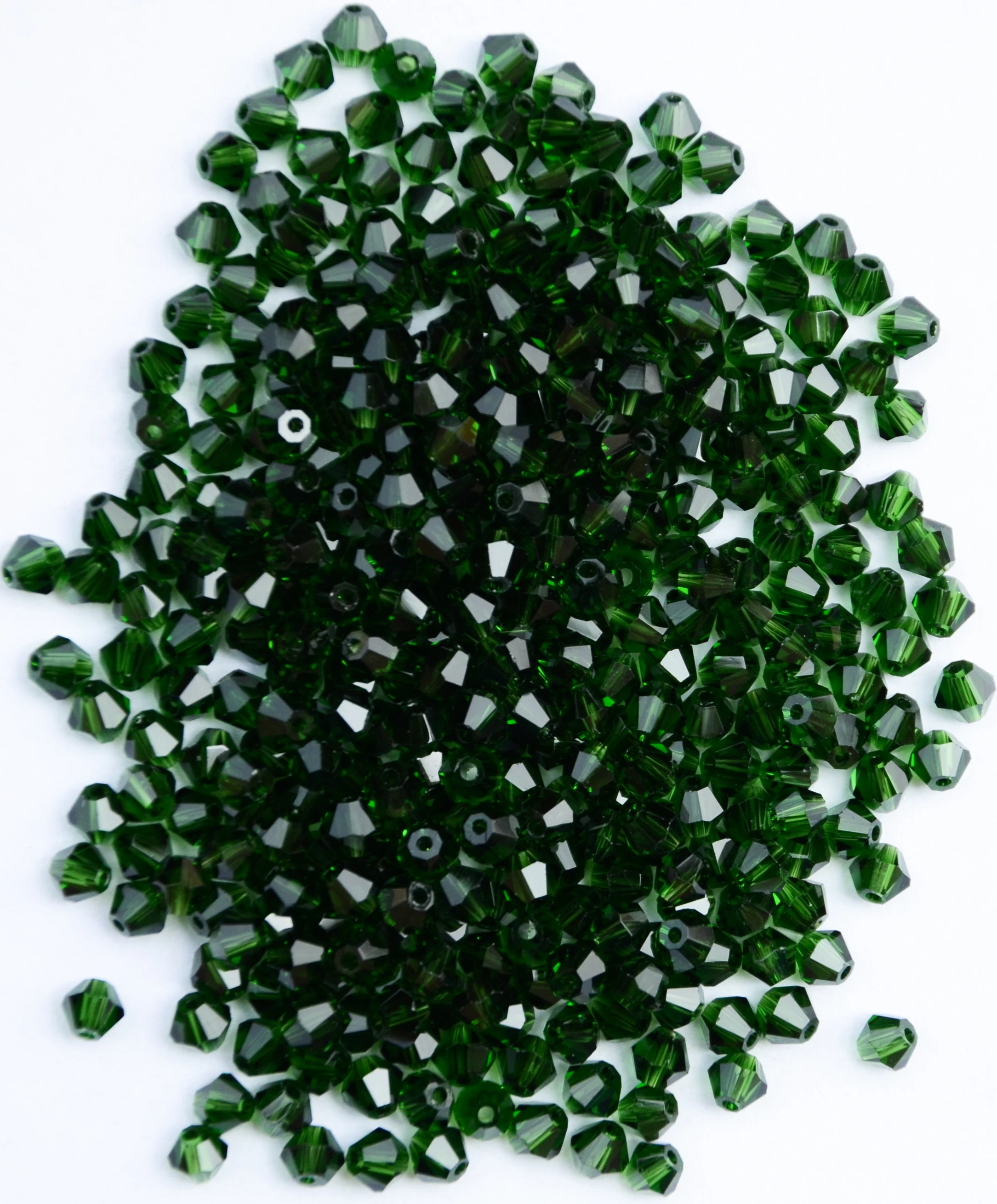 

Бесплатная доставка, 720 шт./лот 3 мм Изумрудный Цвет китайские высококачественные Кристальные биконусные бусины