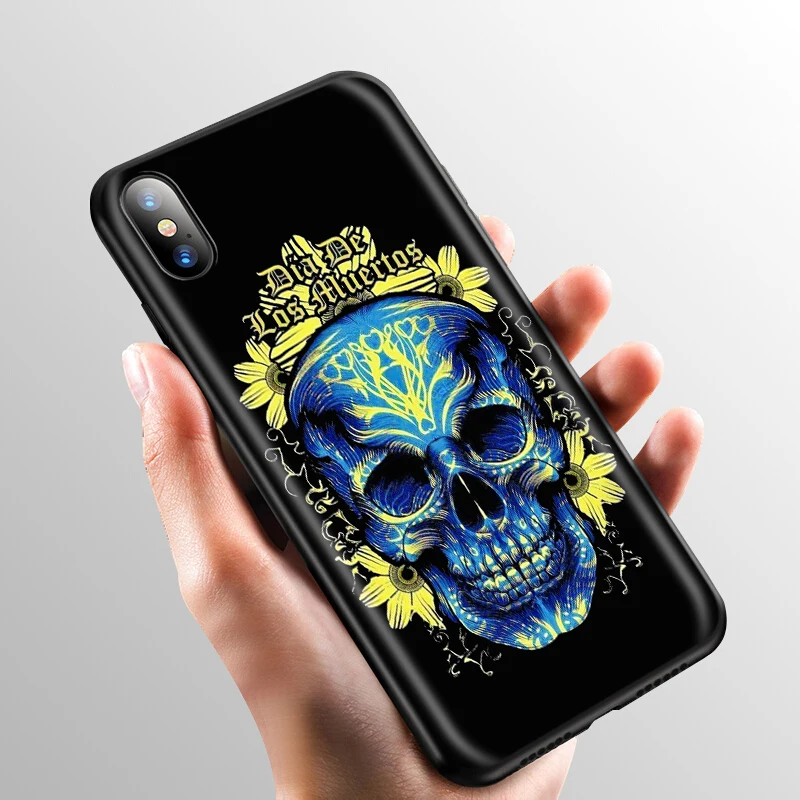 Мягкий силиконовый чехол YIMAOC Catrina Day of the Dead для iPhone 12 Mini 11 Pro XS Max XR X 8 7 6 6S Plus 5 5S