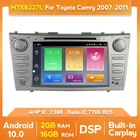 Автомагнитола для Toyota Camry 40 50 2007-2011, Android 10, 2 din, dvd-плеер, мультимедийная навигация, GPS, аудио, Авторадио, стерео, RDS, DSP