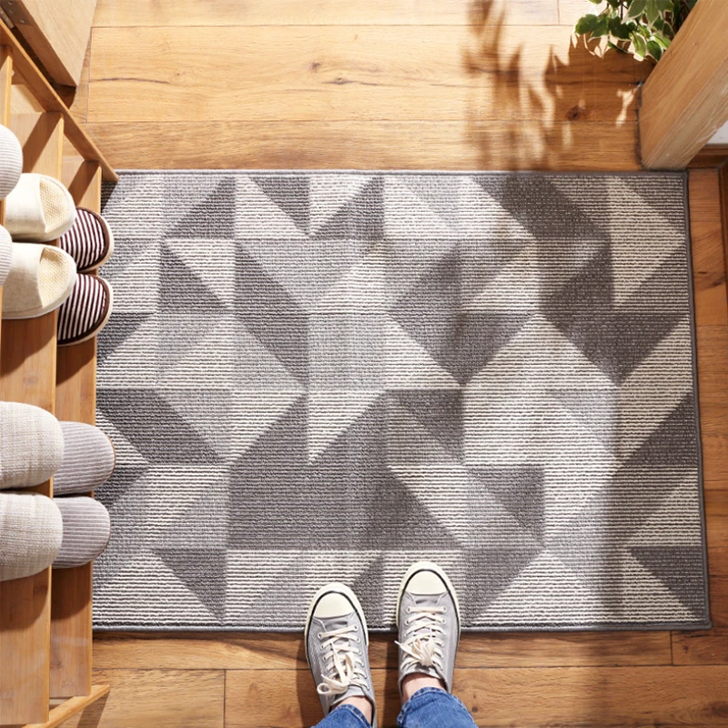 Modern Geometric Polypropylene Dust Removal Mat for Household Living Room Carpet | Дом и сад