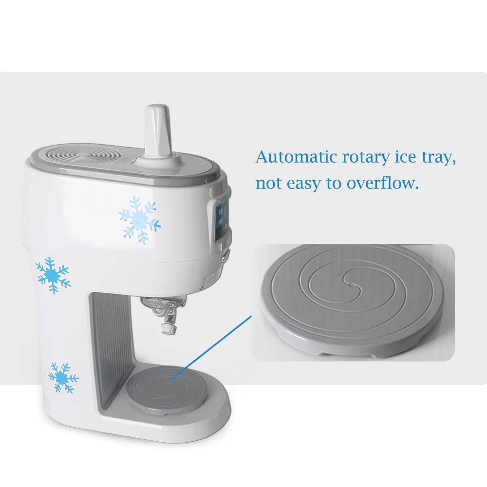 ITOP Commercial Snow Cone Machine Snowflakes Ice Shaving Crusher Electric Smoothies Snowflake Maker 70kgs/h 110V 220V | Бытовая техника