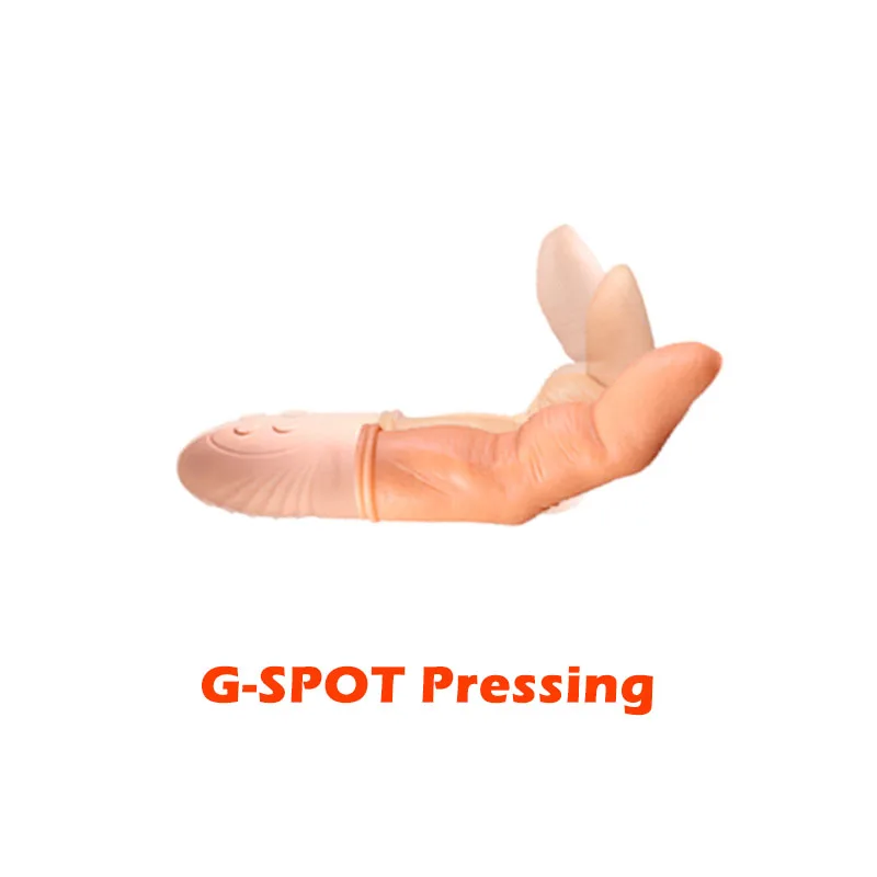 Секс-игрушки вибратор на палец для точки G массажер с подогревом Стимуляция
