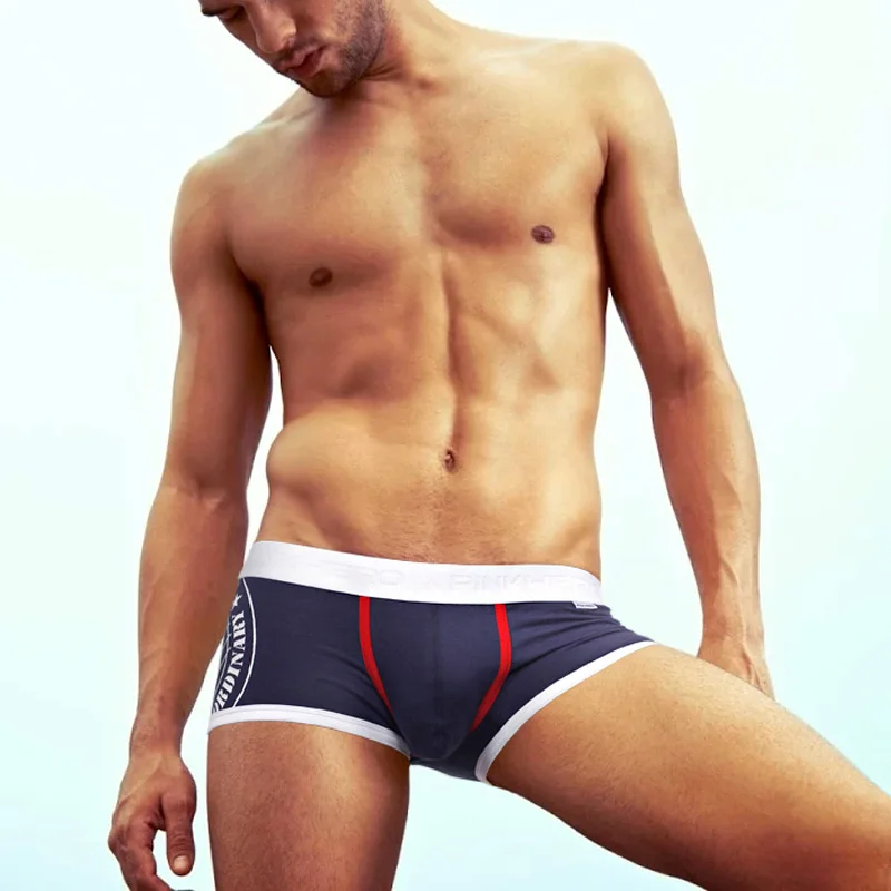 4 шт./лот так круто! Высококачественное хлопковое Мужское нижнее белье PINK HEROES