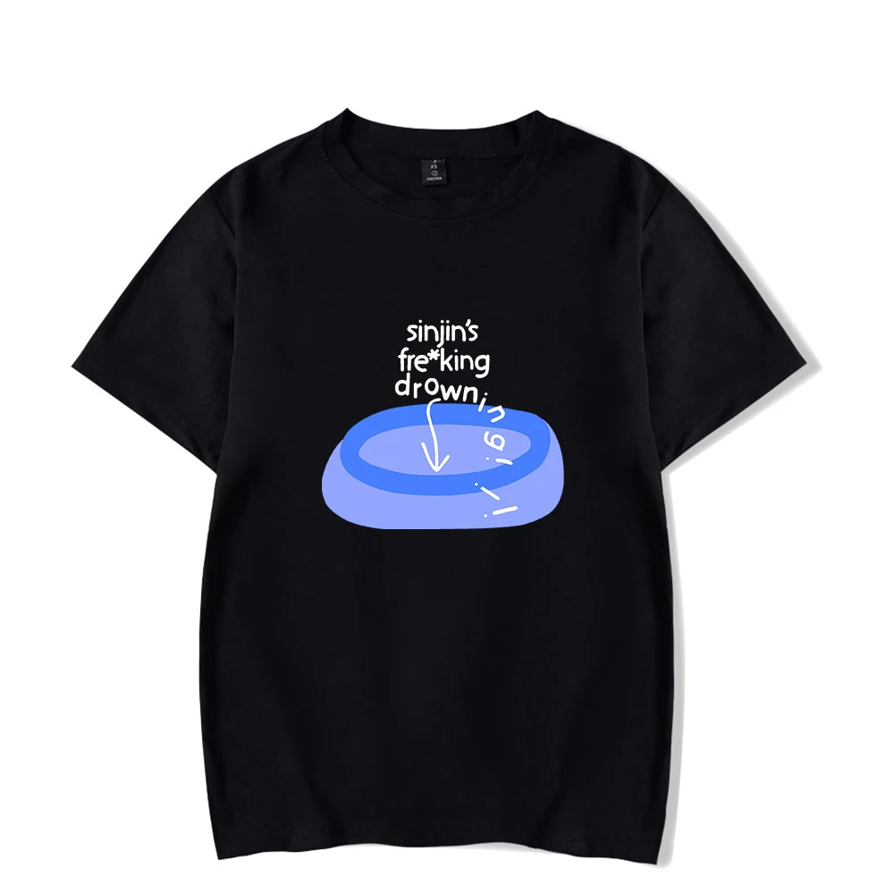 

Drop shipping 2021 New Sinjin Drowning T-shirt 2D Print Women Men Clothes Hot Sale Tops Short Sleeve