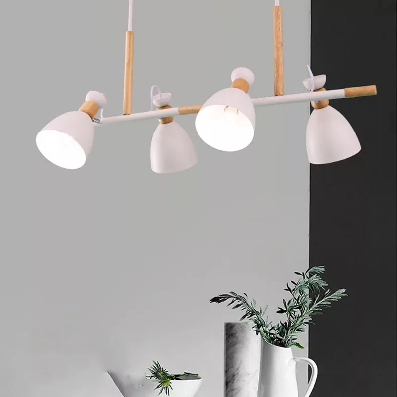 Деревянная потолочная тарелка с двумя головками креативная Скандинавская