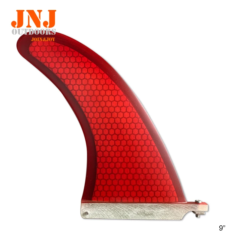 Новый 9 &quotкрасное стекловолокно Sup Centre Fin | Спорт и развлечения
