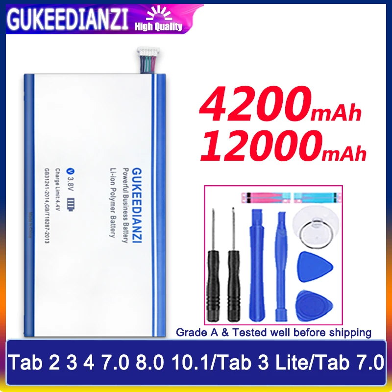 Аккумулятор для планшета Samsung Galaxy Tab 2 3 4 7 0 8 10 1 tab2 tab3 lite tab4 SM T210 T211 T310 T311 T530 T531 P3100 P5200