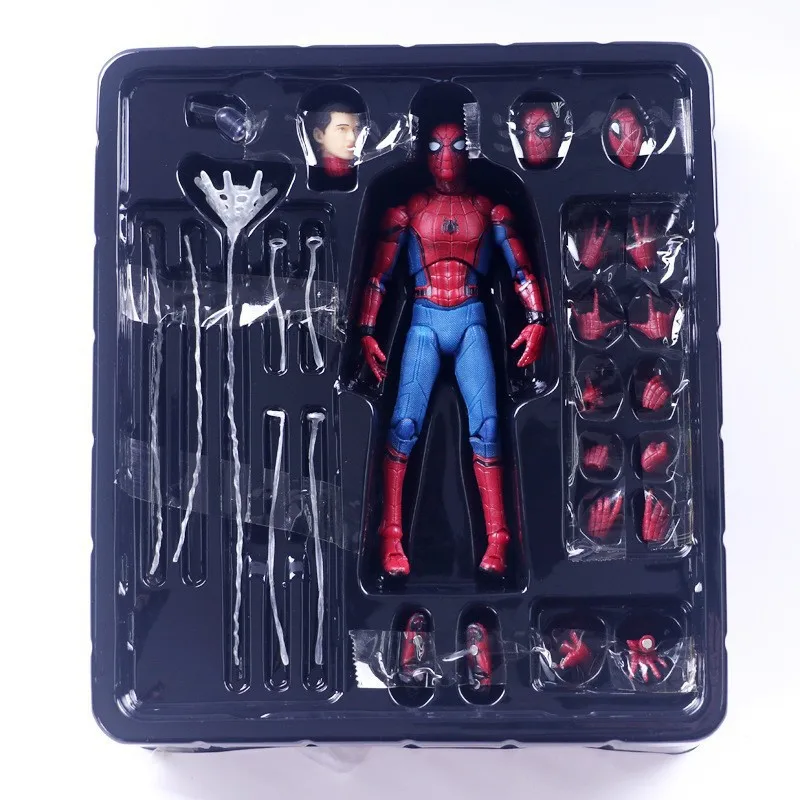 Экшн-Фигурка Человека-паука Mafex 044 Игрушка Tom Holland статуя человека-паука модель