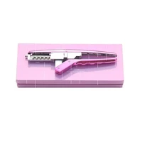 pink 6d high end hair extension machine connectorhair remove piler wig connector keratin hair extension tool kit