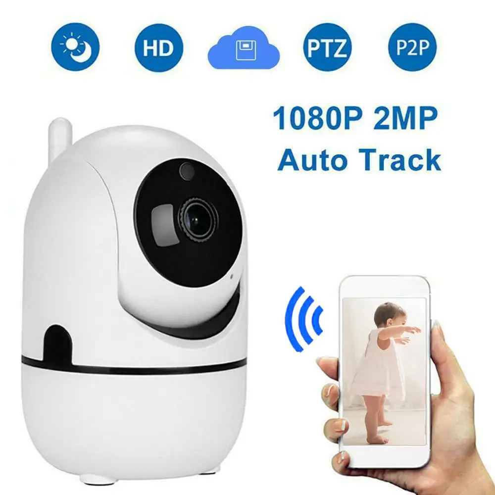 Мини ИК Ночное видение IP Камера Wi Fi Беспроводной HD 1080P облако Видеоняни и