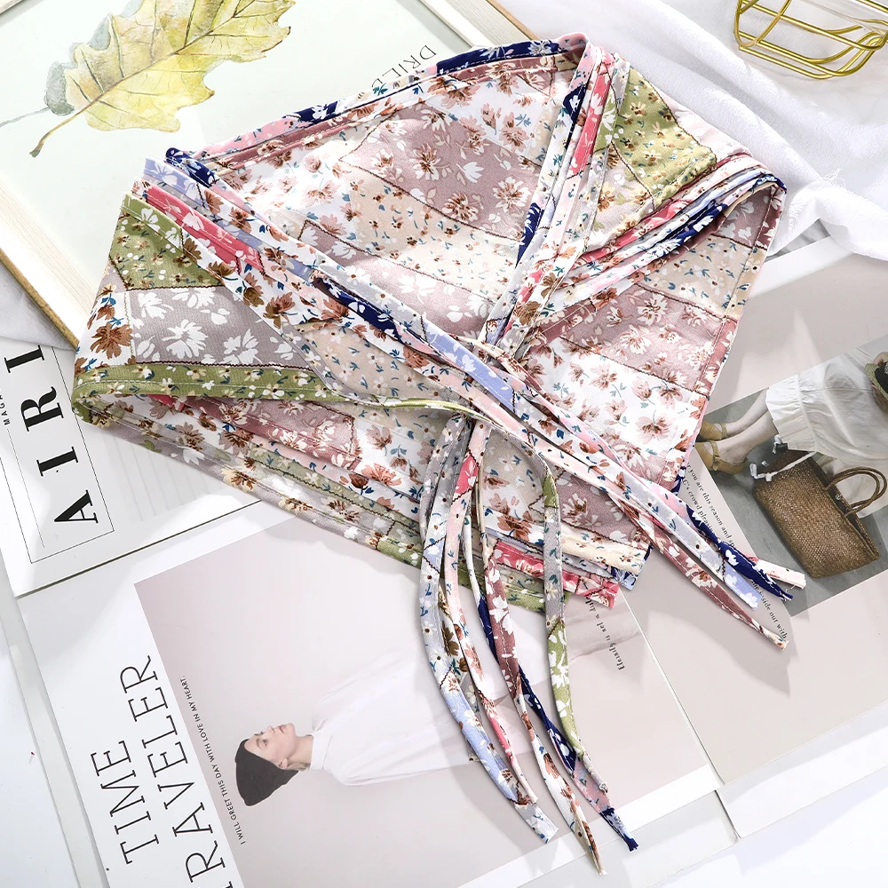 Haimeikang тюрбан с принтом повязка на голову модная для волос женщин новинка 2022