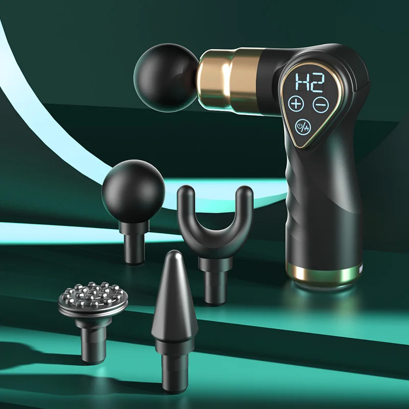 

Wireless Electric Massager Folding Hot Compress Mini Fascia Gun USB Muscle Relaxation Massage Gun Fitness Apparatus Portable