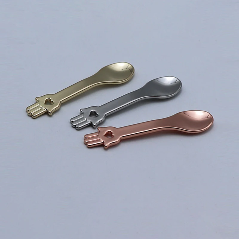 Прочный для ухода за областью вокруг глаз ложка DIY иных металлических лицевая