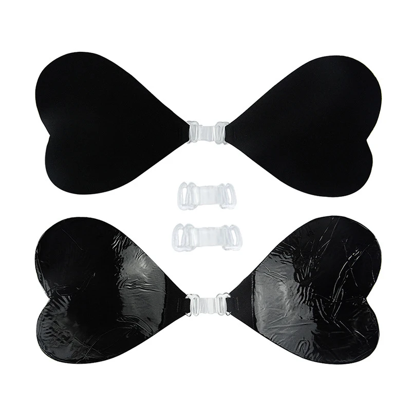 

Super Push Up Seamless Self-Adhesive Sticky Wedding Party Women's Strapless Bras Gather Pull Invisible Bra Women Accessories